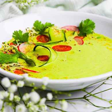 Chilled Edamame Soup